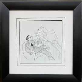 Al Hirschfeld "The Seven Year Itch 1952" CUSTOM FRAMED ART Broadway
