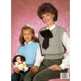 Leisure Arts Extra Easy Quick Knit Vests by Carol Travis Cardigan Pattern Leaflet 346 NOS