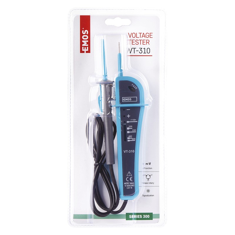 EMOS Voltage Tester and Phase Tester Two-Pole CAT III AC/DC