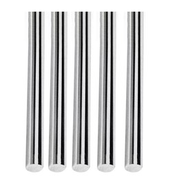 MACHSWON 5 Pieces 304 Stainless Steel Round Bar 6 mm x 50 mm Solid Shaft Rods Turning Bar Solid Round Bars for DIY Craft Model Car Aeroplane Ship