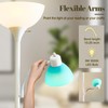 Luvkczc White Floor Lamp, 72" Tall Standing Floor Lamp with