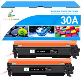 CF230A 30A Black Toner Cartridge Compatible Replacement for HP 30A CF230A 30X CF230X M227fdw for HP Laserjet Pro MFP M203dw M227fdn M203dn M227sdn M203d M227 M203 Series Printer (Black, 2-Pack)