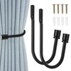 XxinXrong2 Pcs Curtain Drapery Holdbacks, Curtain Tie Backs, Curtain Tieback