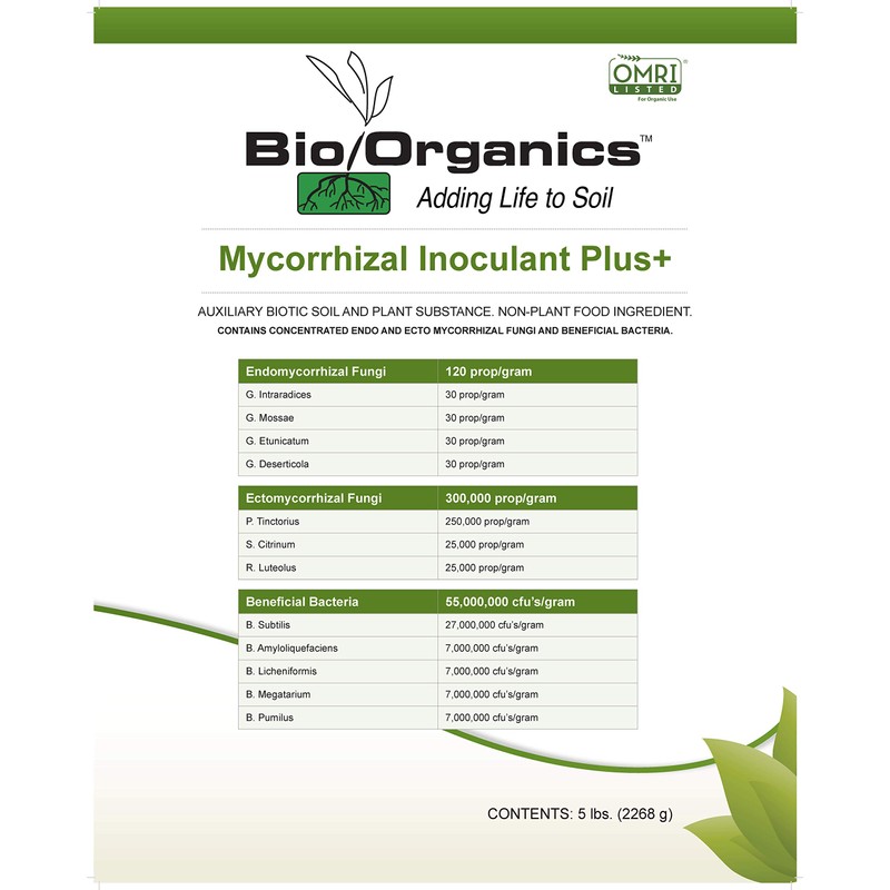 BioOrganics Mycorrhizal Inoculant Plus (1/2 lb. Jar)