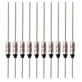 SF96E-99 Degree Metal Thermal Cutoffs Thermal Fuse 10A 250V for Motor Transformer Electric Industrial Home Appliance 10Pcs