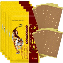 Tiger Relieving Patches, Tiger Pathes Ultra Strength Chinese Red Tiger Back Heat Patches Ultra Strength for Muscle Joint of Knee Shoulder Neck