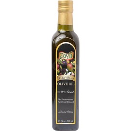Zayit 100% Natural Extra Virgin Olive Oil - First Cold Press, 17 fl oz Glass Bottle (Kosher for Passover)