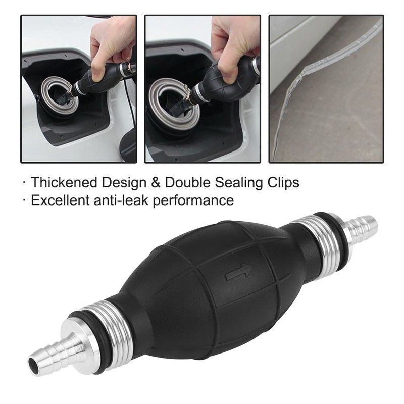 Fuel Line Pump Ball,Rubber Fuel Transfer Vacuum Fueling Line Hand