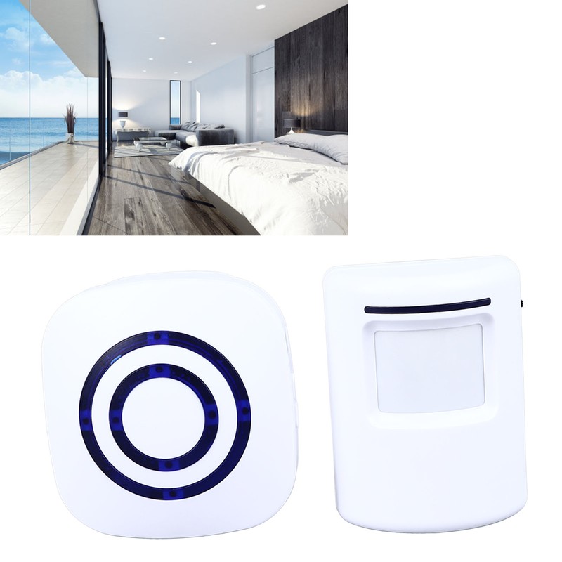 Infrared Sensor Doorbell Sensitive Wireless Store Entry Doorbell Alarm with