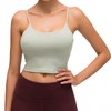 Lemedy brasier deportivo acolchado para mujer, playera sin mangas de