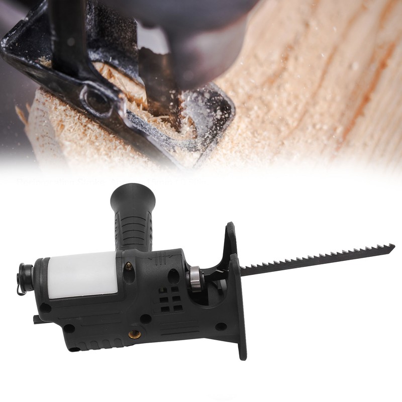 Black Electric Drill to Chain Saw Adapter Converter Ergonomic Electric