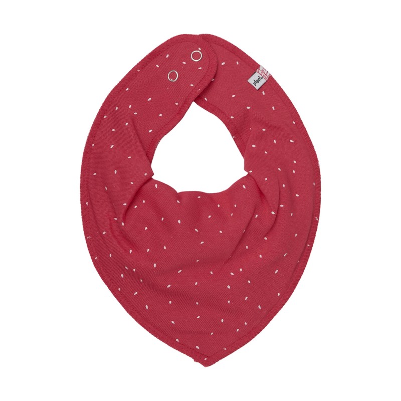 Pippi Unisex Baby Triangular Bib (Pack of 3), true red