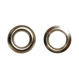 KIYOHARA SUN11-166 Single Sided Eyelets, #20, Inner Diameter 0.3 inches (7 mm), Nickel