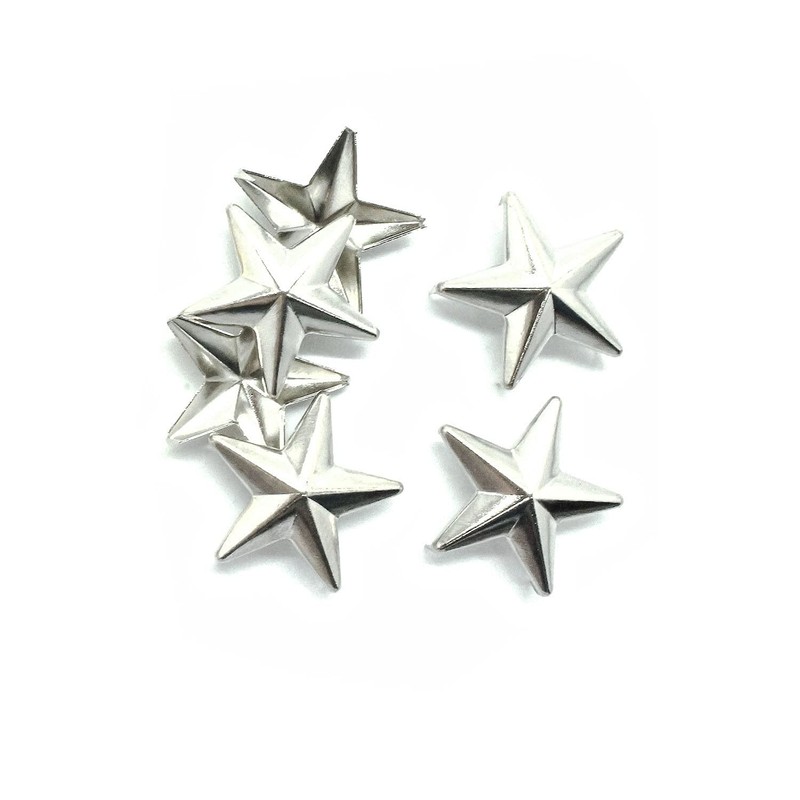 Trimming Shop Star-Shaped Studs with Spikes Hand Pressed Rivets for