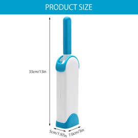 Pet Hair Remover, Dog & Cat Hair Remover Fur & Lint Removal, Reusable Double-Sided Lint Roller Lint Brush with Self-Cleaning Base Cleaning Brush for Clothes, Sofa, Carpet, Dog