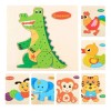 MT 24rompecabezas Figuras Surtidas Para Niños,juguete Educativo