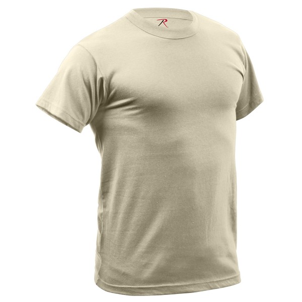 Rothco Quick Dry Moisture Wick T-Shirt, Desert, 2X