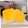 COLLBATH Cheese Fridge Storage Containers 2pcs Airtight Cheese Saver Box