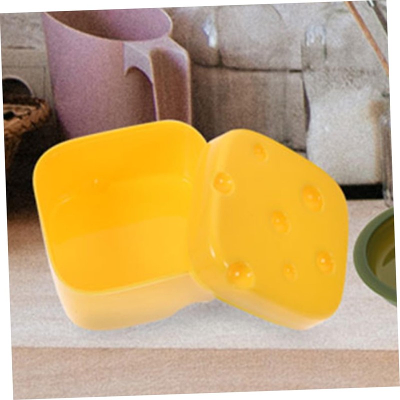 COLLBATH Cheese Fridge Storage Containers 2pcs Airtight Cheese Saver Box