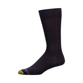 Gold Toe Men's Canterbury Dress Sock, Navy, Sock Size 10-13, 3-Pack