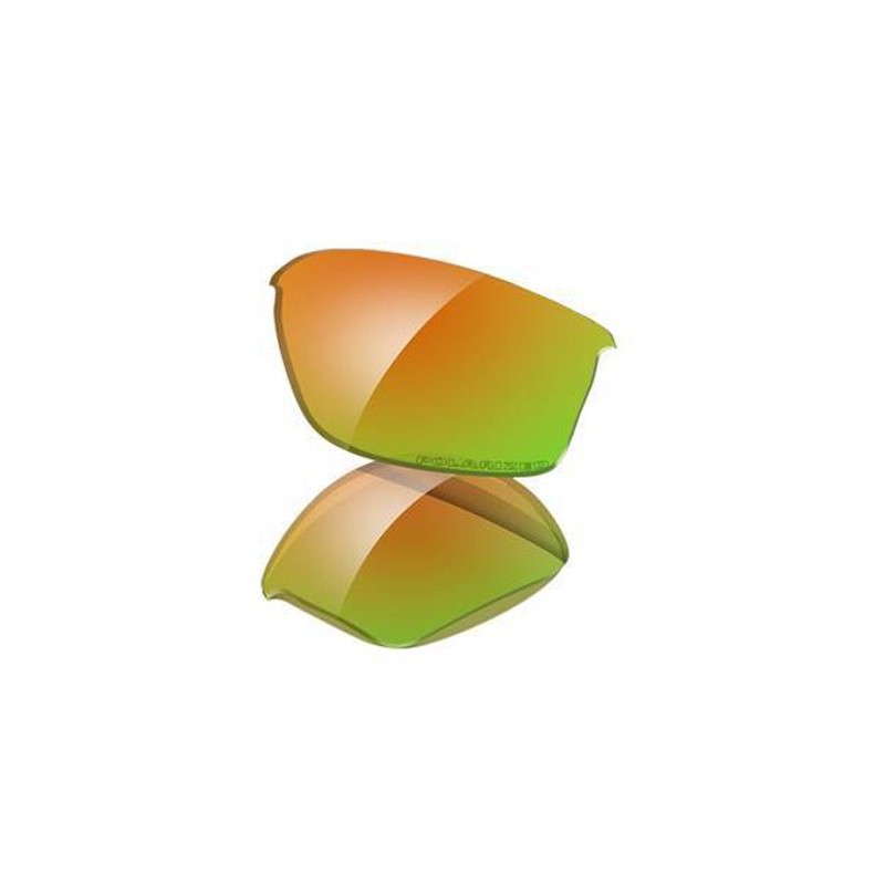 Oakley Men's Flak Jacket Sunglasses Replacement Lenses, Fire Iridium Polarized,