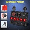 Nilight 5 Gang Multi Function Waterproof Switch Panel PD Type