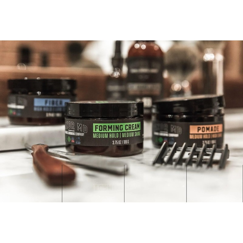 Razor MD Water-Based Forming Cream for Men, Medium Hold and