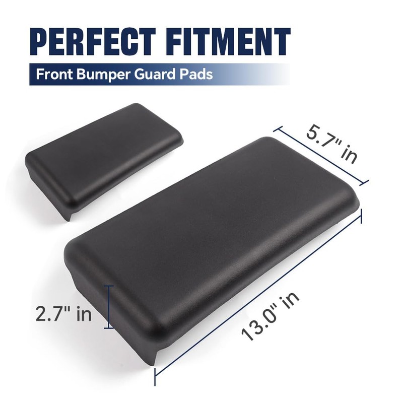 PIT66 Front Bumper Guards Inserts Caps Pads Compatible with Ford