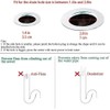 5 Pack Silicone Bathtub Stopper, Kitchen & Bathroom Drain Plug,