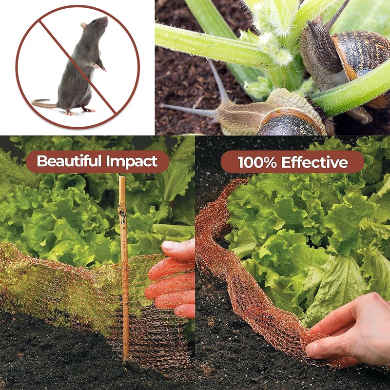 Copper Wool for Rodent Control - Mesh Screen Roll -