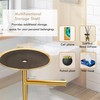Kalitro Toilet Paper Holder Freestanding with Big Shelf, 4 Rolls
