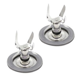 Joyparts Replacement Parts 6 Point Fusion Blade Assembly with Rubber Sealing Gasket, Compatible with Oster-4902 Blender(2 Pack)