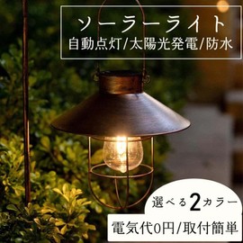 raatel Garden Light, Solar Light, Lantern, Outdoor, Indoor, Waterproof, Automatic Lighting, LED, Bright, Stylish (Bronze)