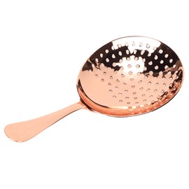Cocktail Strainer, Julep Strainer Stainless Steel (Copper Plated)
