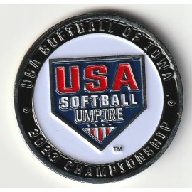 FLIPPING COIN 2023 USA SOFTBALL OF IOWA FLIPPING COIN