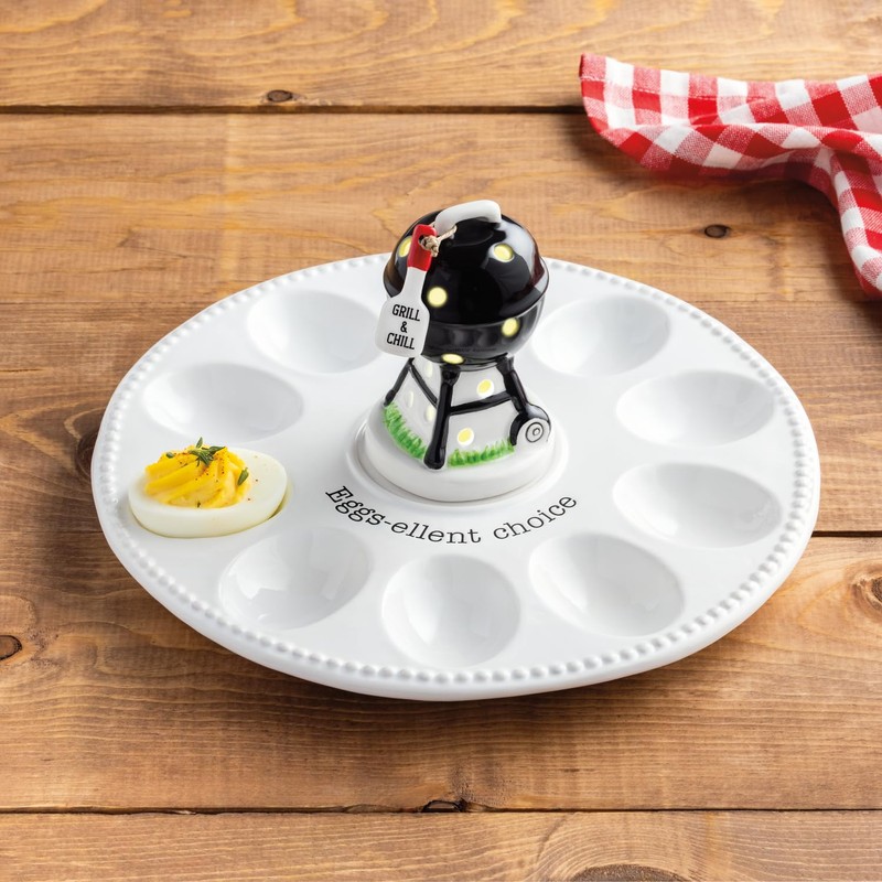 Mud Pie Deviled Egg Tray; 10" dia