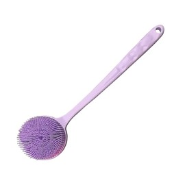 Cepillo Baño Mango Extralargo Cerdas Extralargas Enjabona Esfuerzo Lavarse Espalda Incluye Gancho 1pc Long Brush Purple