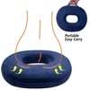 Donut Pillow Memory Foam Seat Cushion - Non-Slip Bottom,Portable Orthopedic