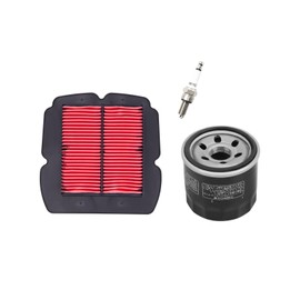 AHL Air Filter 13780-16G00 & Oil filter & Spark plug Compatible with Suzuki SV650 2003-2009/SV650 S SV 650 2003-2010/SV1000 SV 1000 2003-2005/SV1000 S SV 1000 2003-2005