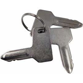 SPJIUQI 3PCS Ignition Keys 301 AT110583 RG60472 933110-00301 Compatible with Yanmar B14 B17-2 B22-2 B22-2B B27-2B Compatible with ​John Deere Excavator 15 25 30 50