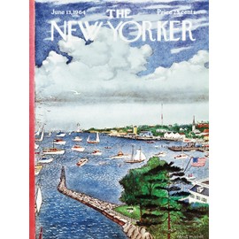 New York Puzzle Company - New Yorker Steady Breeze - 500 Piece Jigsaw Puzzle for Adults by Albert Hubbell
