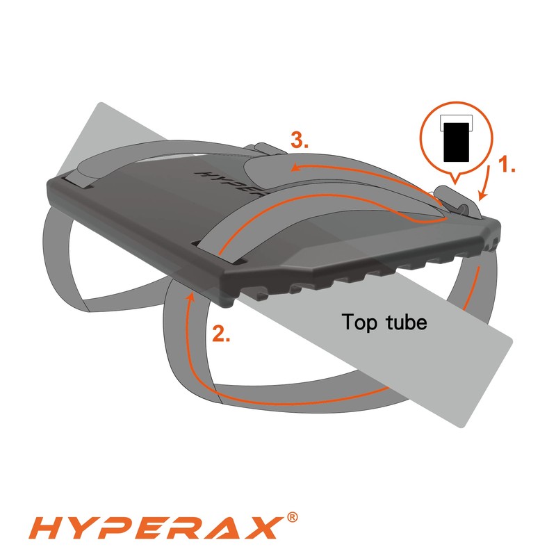 HYPERAX Protective Pad for Step-Thru Adapter Protect Paint for Bike,