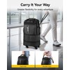 LUGGEX Collapsible Luggage with Wheels - Expandable Foldable Rolling Travel