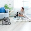 BEYOND BREEZE Floor Fan 9 Inch, 3-Speed Portable Metal Fan
