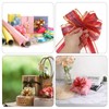 MECCANIXITY 5pcs 6 Inch Large Big Pull Bow with Gold