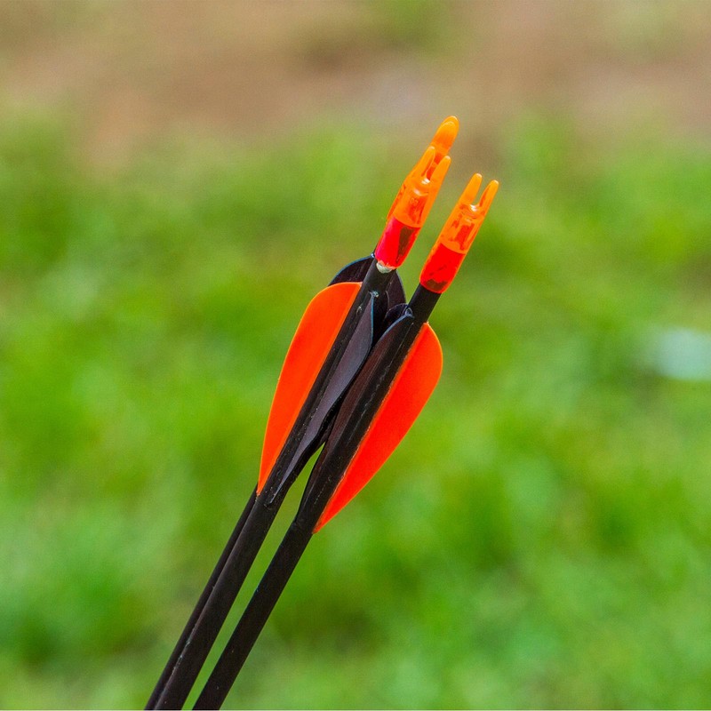 sourcing map Arrow Vanes Arrow Fletching 4" Shield Shape Turkey