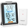 Geevon Wireless Indoor/Outdoor Thermometer & Hygrometer, Digital Temperature & Humidity