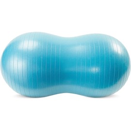 PHYSIOWORX Peanut Ball x 50cm – Multiple Use: Exercise, Yoga, Pilates, Rehab, Sensory, Fitness, Birthing and Flexible Seating - Anti-Burst Exercise Ball - Pump Sold Separately