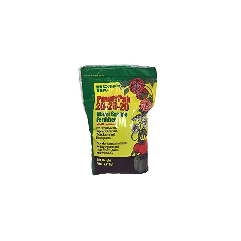 Southern Ag PowerPak 20-20-20 Water Soluble Fertilizer with micronutrients (5