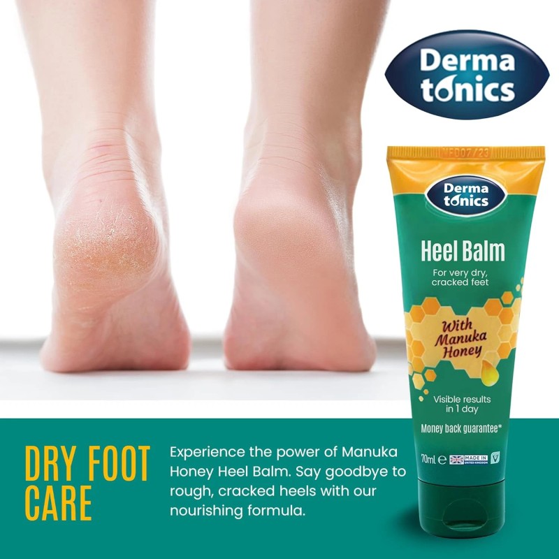 Dermatonics Manuka Honey Heel & Elbow Cream - Moisturizing &